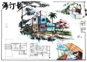 環(huán)藝景觀風(fēng)景園林設(shè)計(jì)手繪考研快題作品